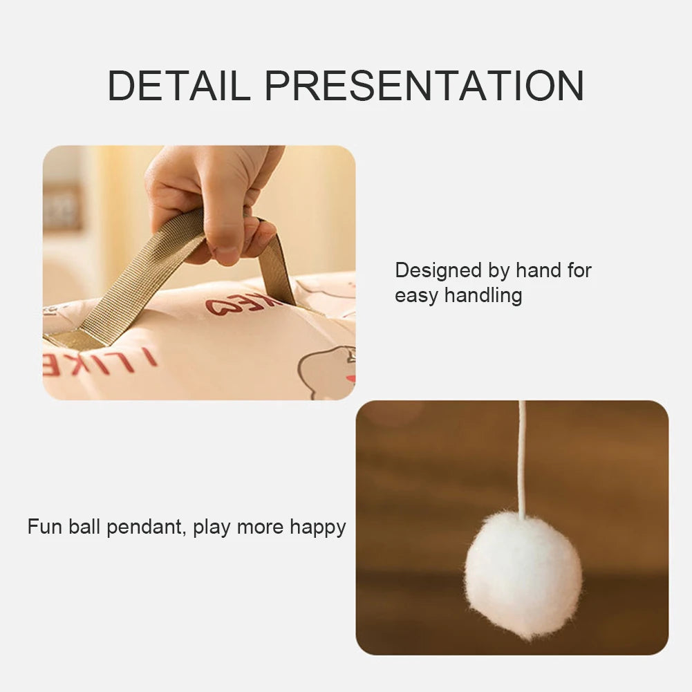 APWIKOGERCN Cat Cave Bed 2 In 1 Indoor Kitten Pets