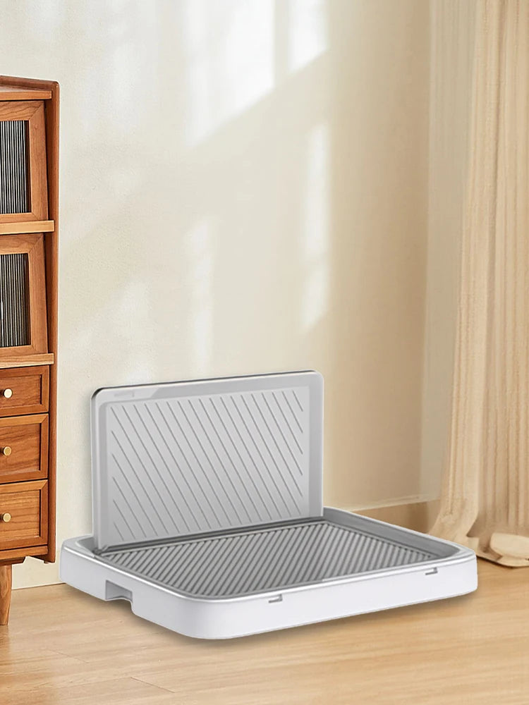 Alloet Dog Potty Tray With Pee Wall Pan Indoor Training