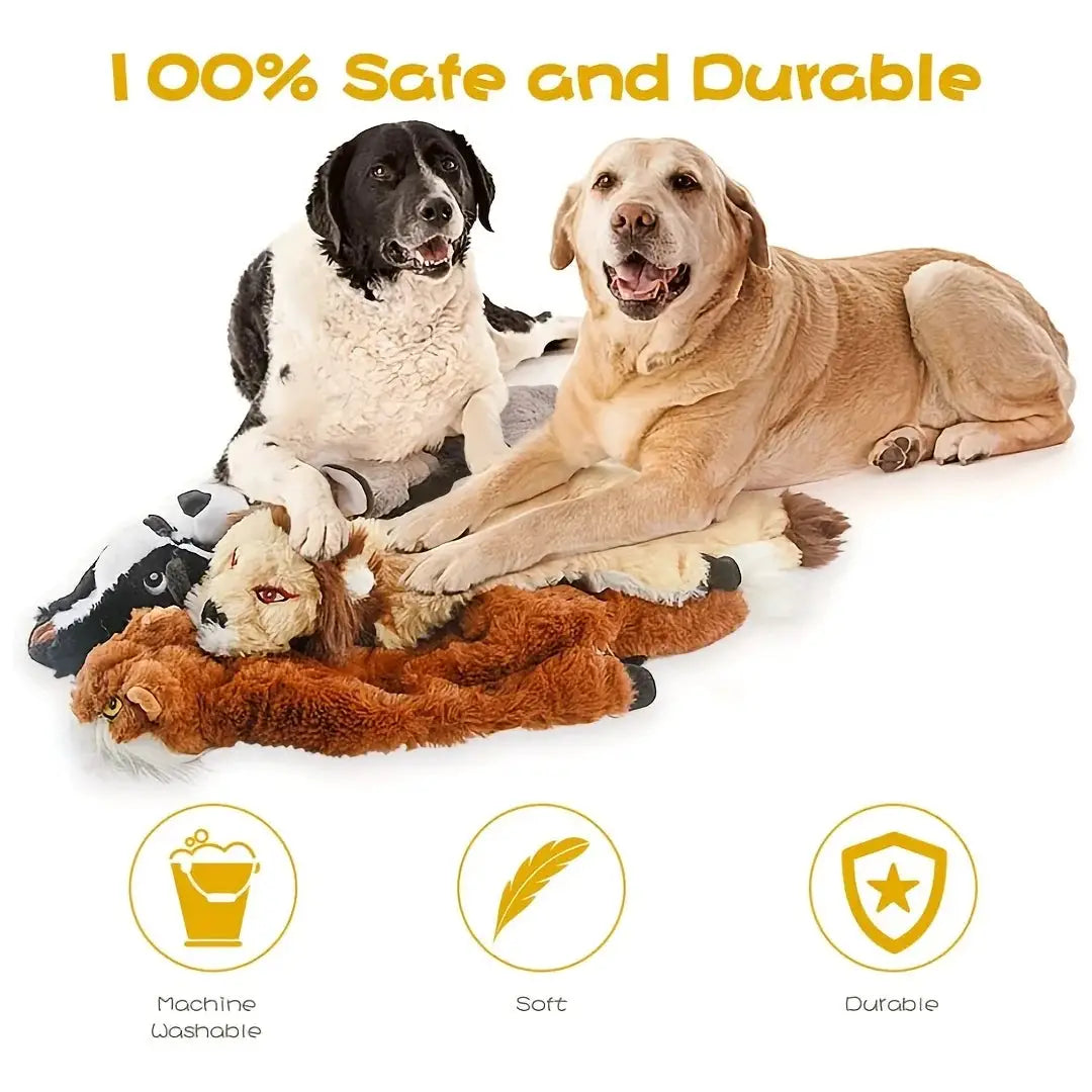 Hign-concerned Squeaky Plush Dog Toy For All Breeds by Furtastic Pet Essentials