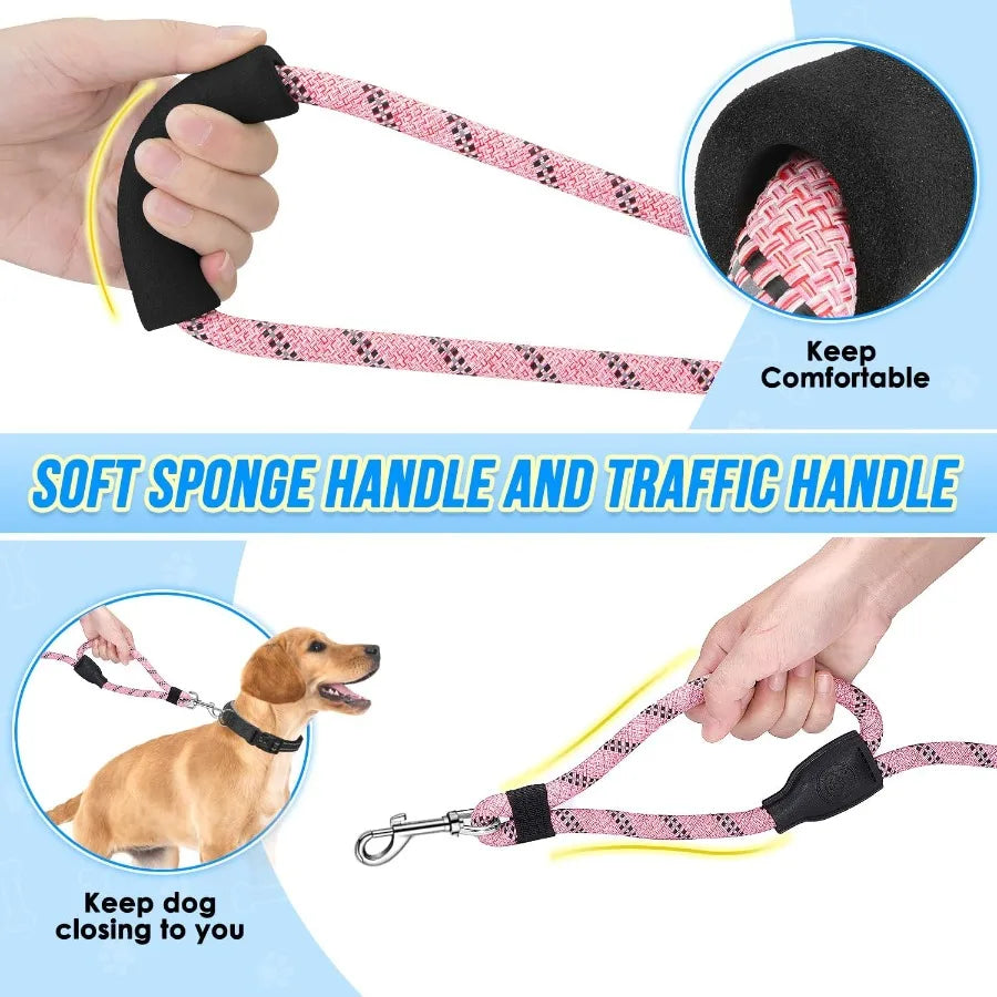 High Concerned Hands Free Dog Leash No Pull Nylon Duty