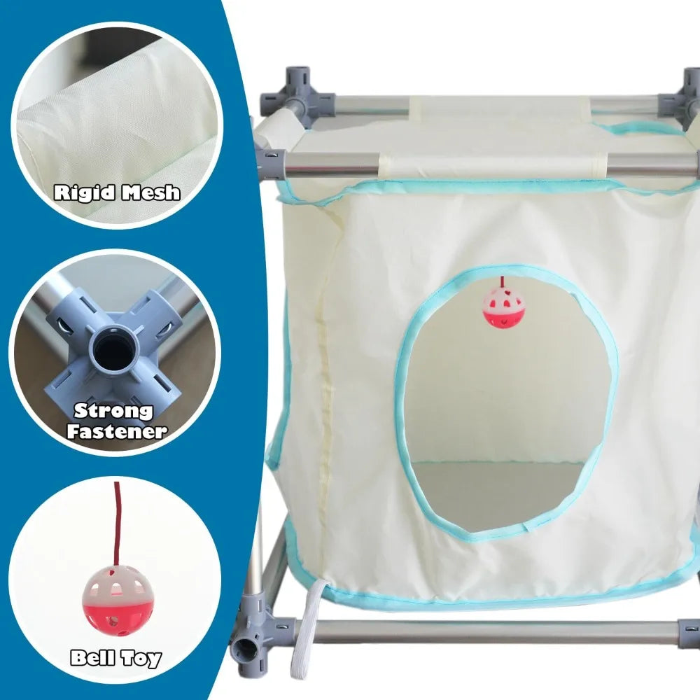 Inturn Catio Outdoor Cat Enclosure Mega Kit For Outdoor Indoor