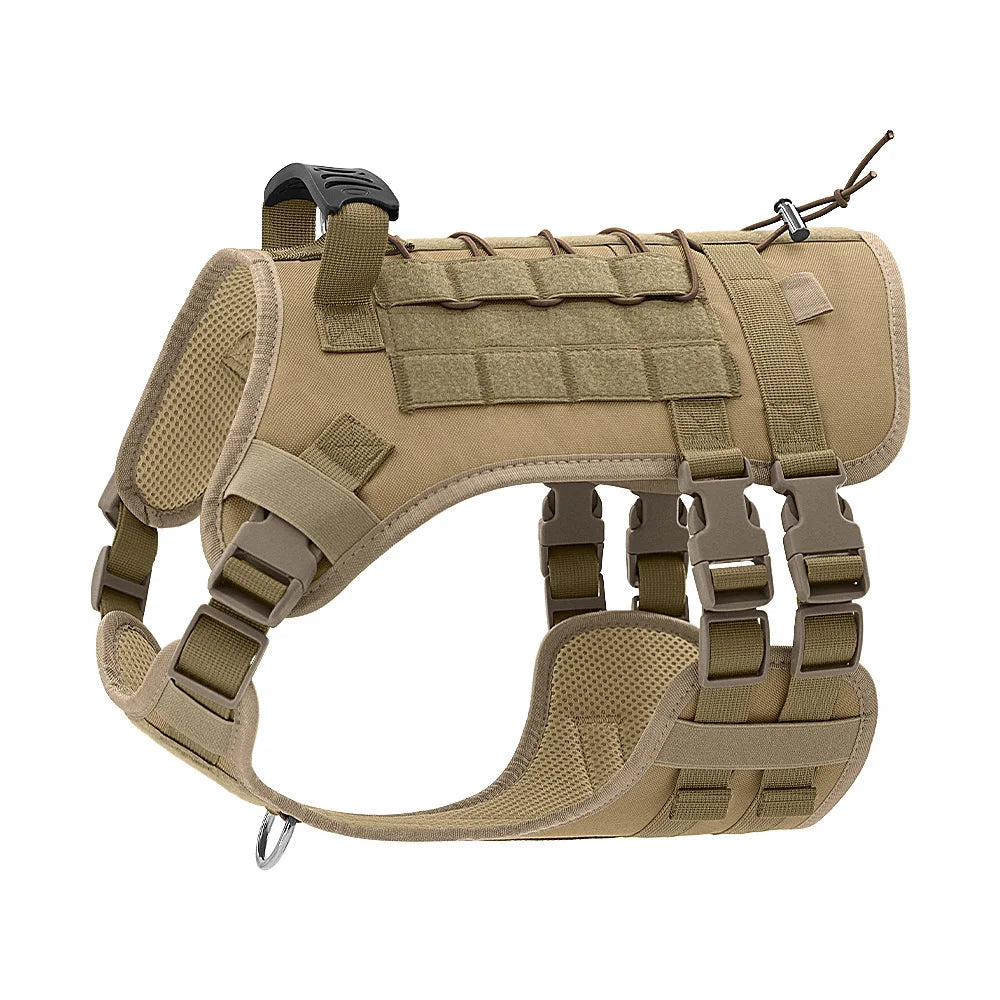 High Concerned Tactical Dog Harness No Pull With Handle