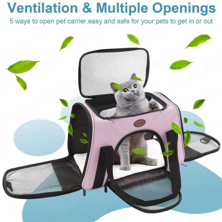 TSA Airline Approved Small Dog Cat Carrier Backpack