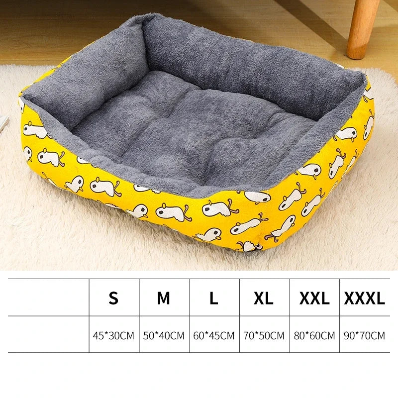 Winter Pet Bed Mat For Dogs Warm Plush Sofa Nest Bedding