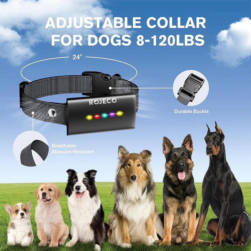 Dog Training Collar With Remote Control IP67 Waterproof 1600ft
