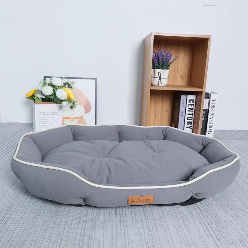 NONECN Corduroy Pet Sofa Sleeping Bed For Dogs And Cats