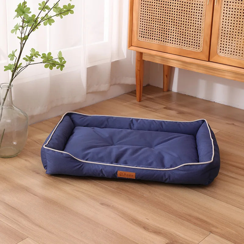 Four Season Square Dog Bed For Large Dogs Bite Resistant Waterproof Sofa