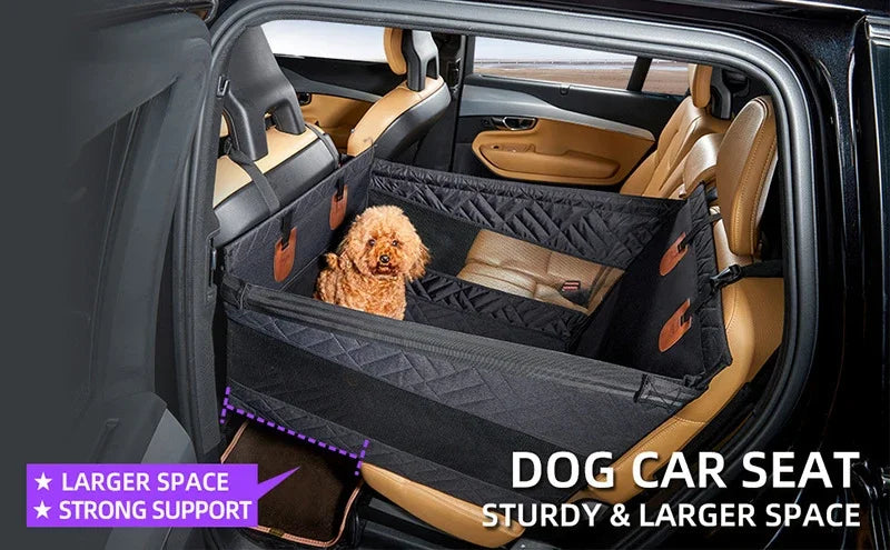 Extended Dog Car Seat Cover Luxury Oxford Back Seat