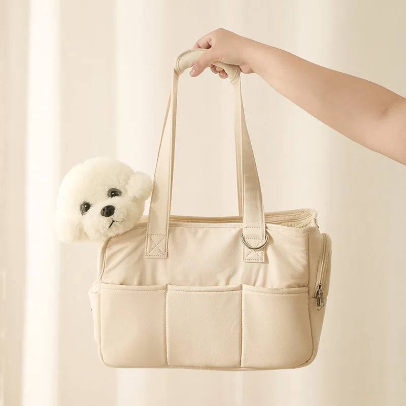 Fluffybaby Cat Carrier Breathable Side Backpack For Travel
