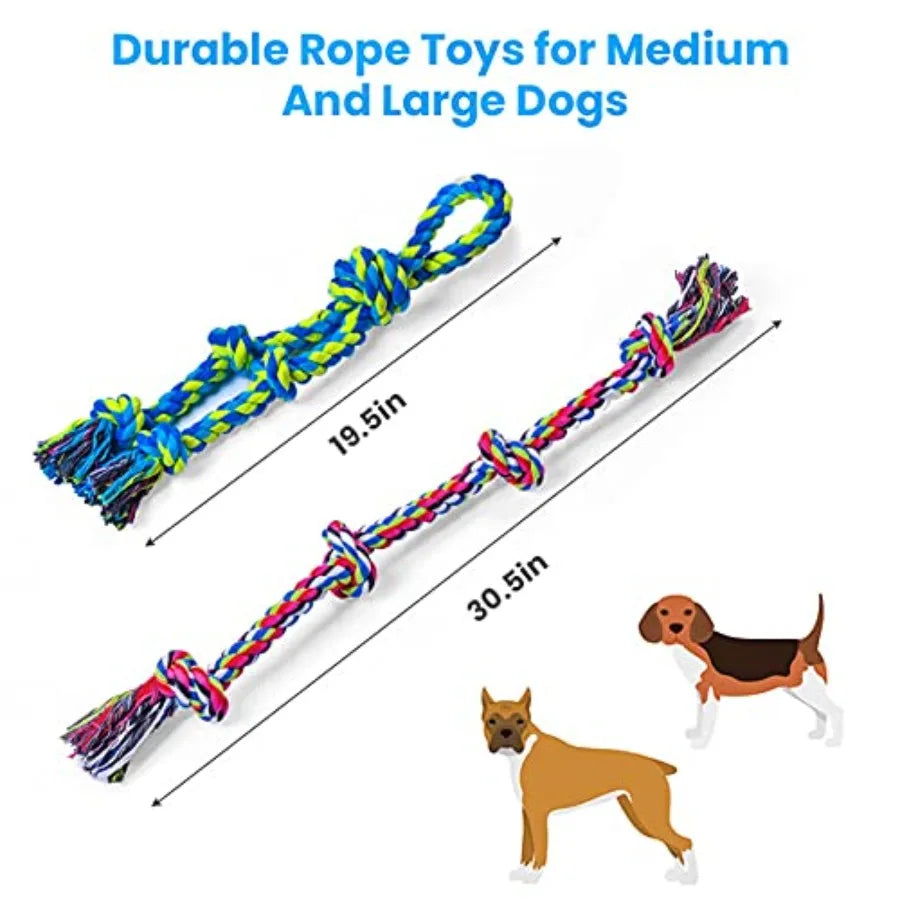 Hign-concerned Heavy Duty Dog Rope Toys For Aggressive Chewers