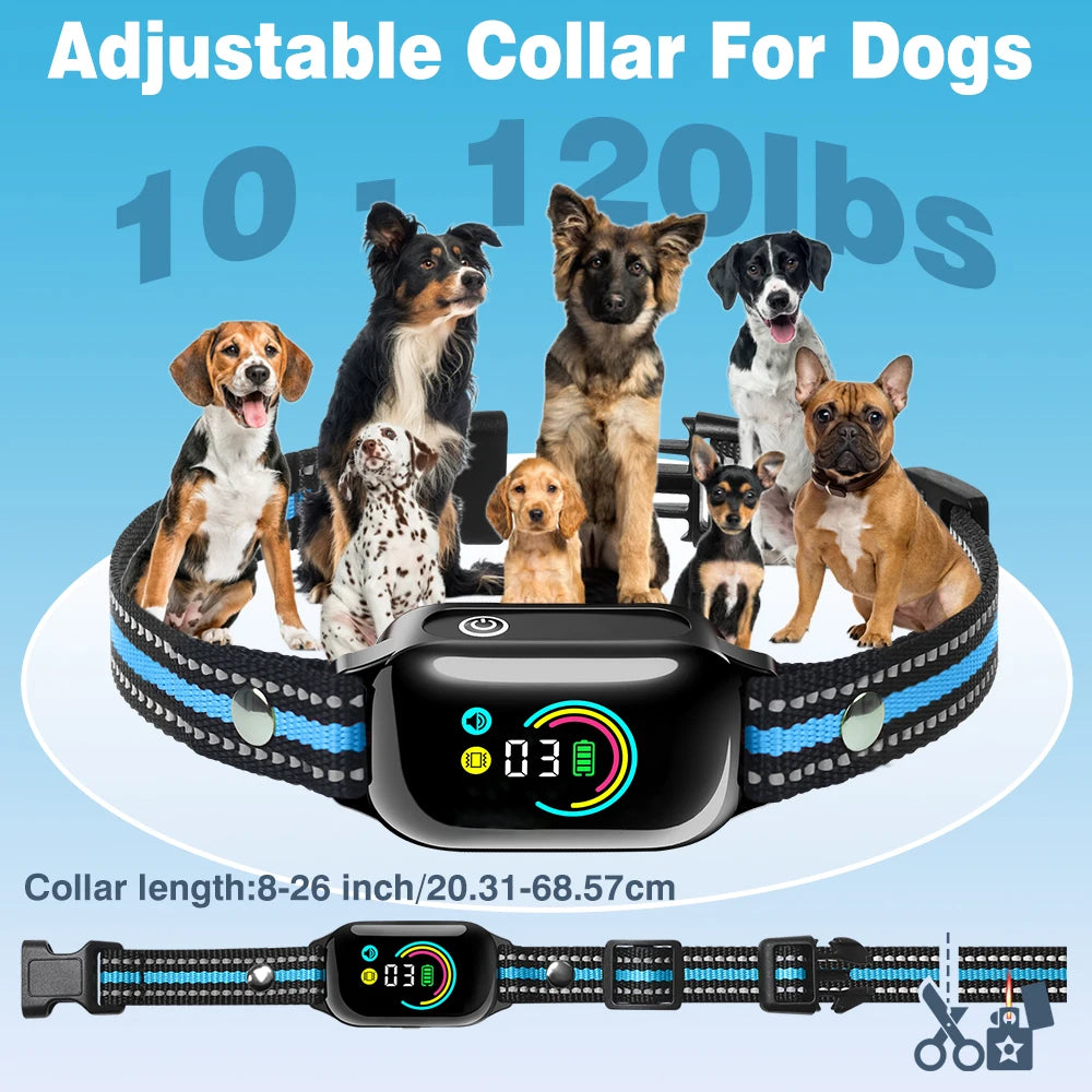 No Shock Dog Training Collar 1000m Range Vibrating IPX7