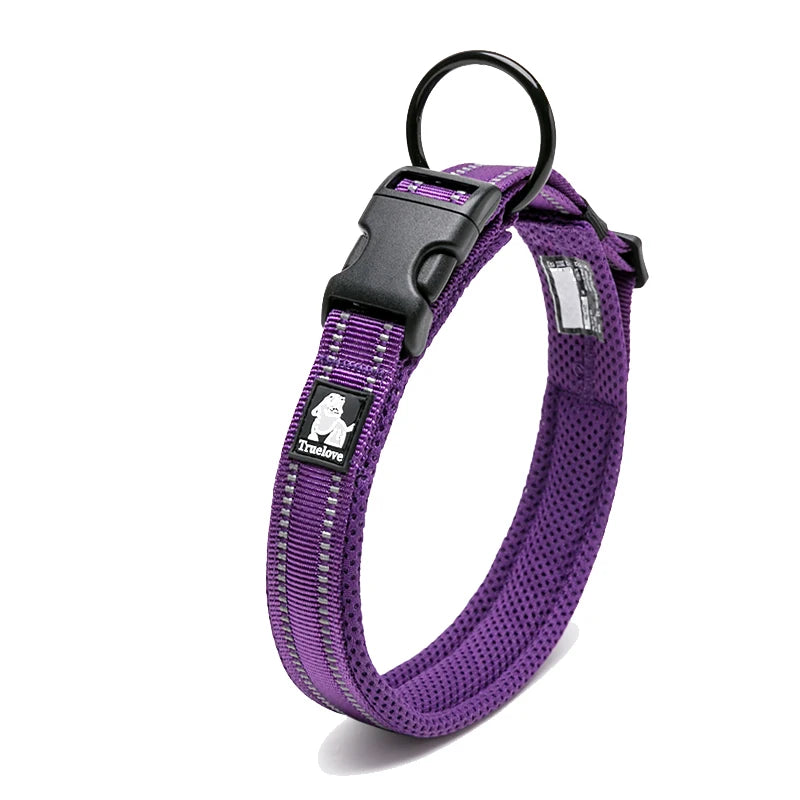 Winhyepet Nylon Dog Walking Collar Padded Comfort Breakaway