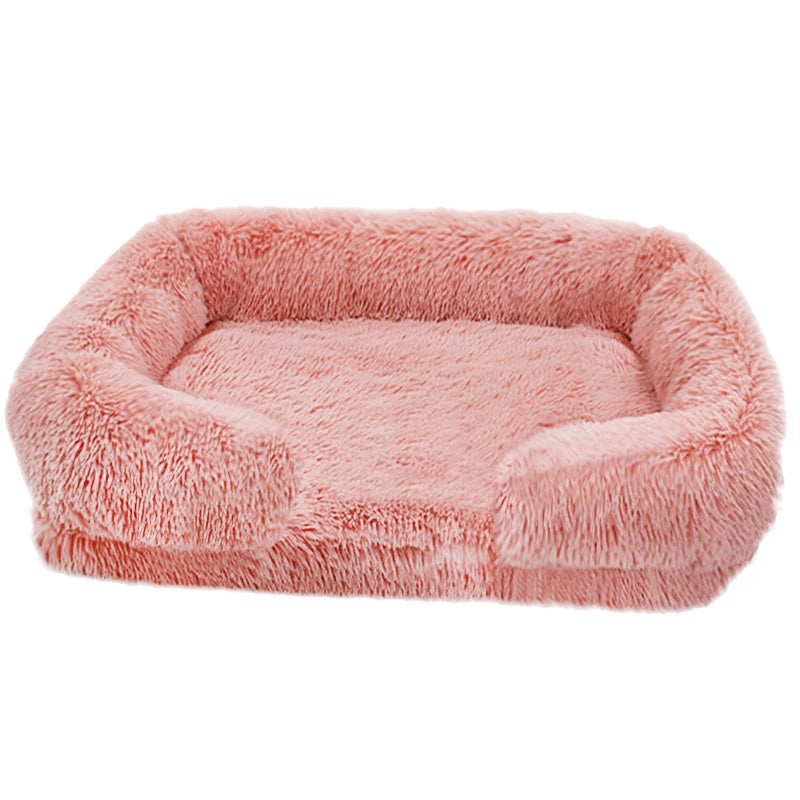 NONECN Thickened Orthopedic Dog Bed For Large Dogs With Plush Washable Cover