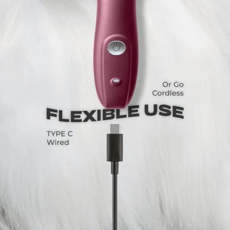 MDNG Cordless Dog Cat Grooming Kit 5-In-1 High-Torque Clipper