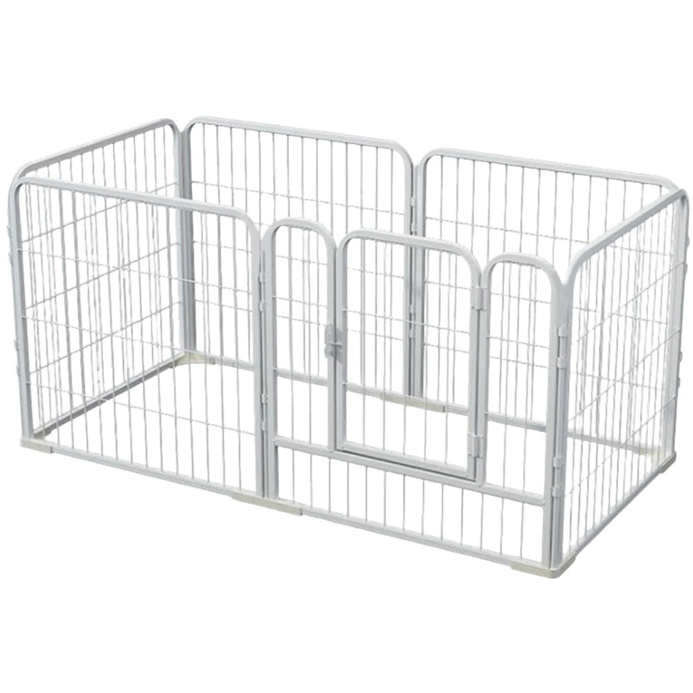 NONE Detachable Foldable Metal Play Pen For Dogs Cats Rabbits