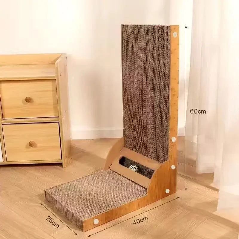 NONECN Cat Scratcher Detachable Wooden Scratching Post For Cats