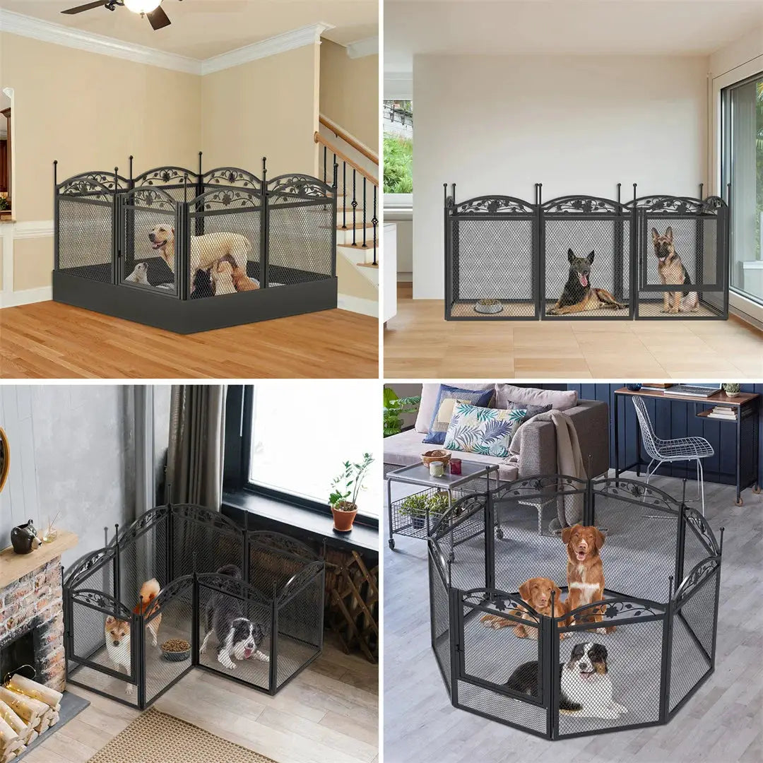 BINGOPAWH Heavy Duty Dog Playpen For Indoor Outdoor Use by Furtastic Pet Essentials