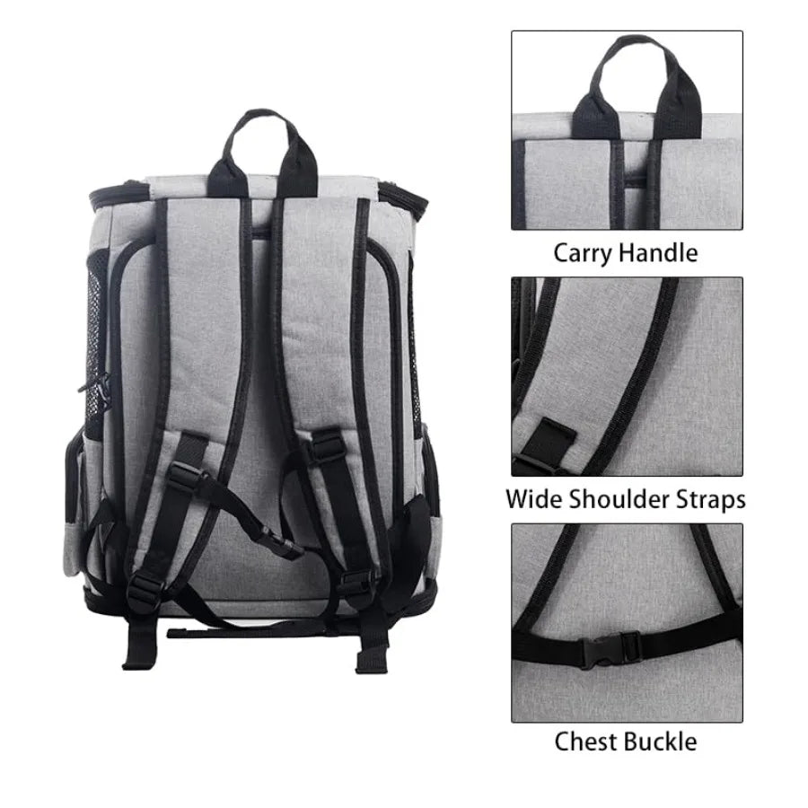Expandable Cat Carrier Backpack For Pets Airline Approved