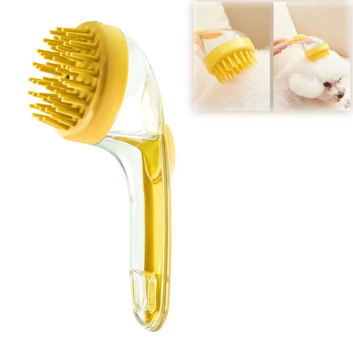 Multifunctional Pet Shampoo Brush and Liquid Bathing Massage Brush