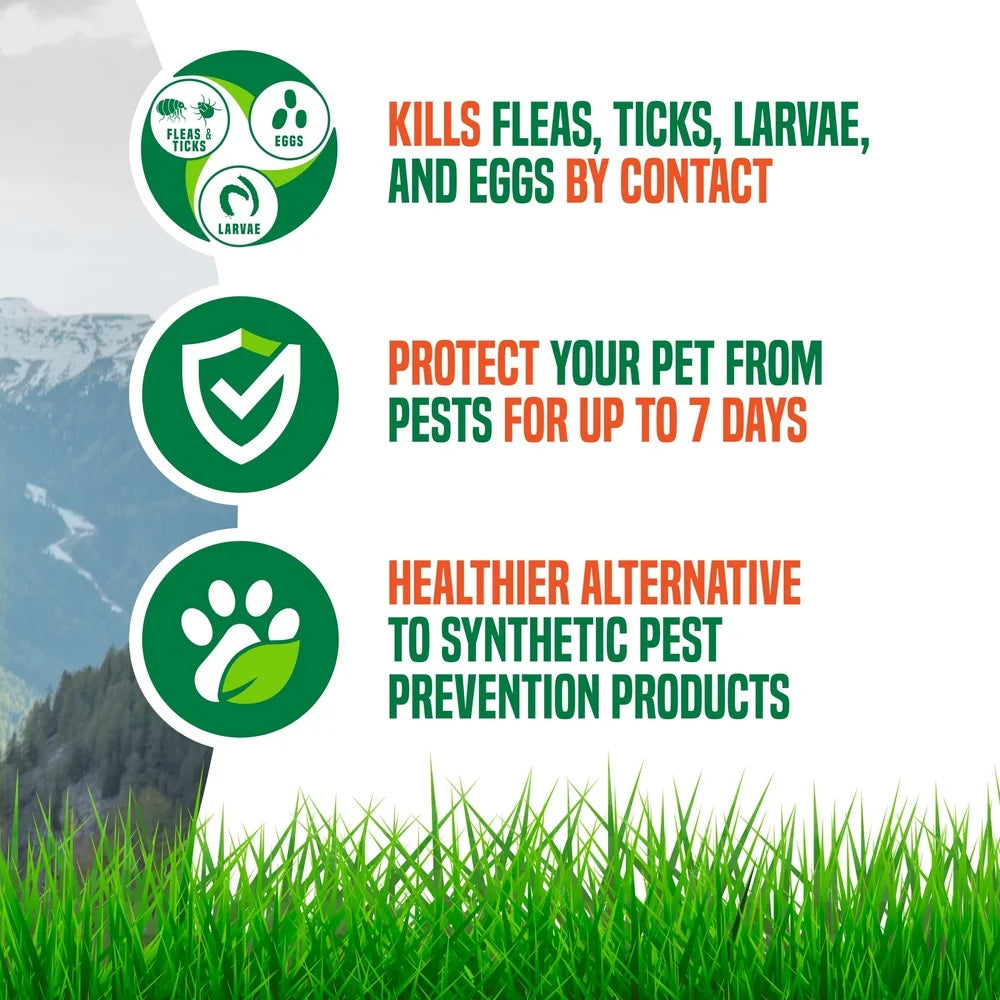 XMSJ Natural Flea Tick Shampoo For Dogs Max Strength Essential Oils