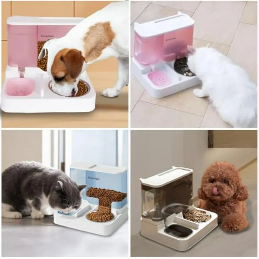 Hign-concerned Automatic Pet Feeder 2.8L Food Capacity 1L Water