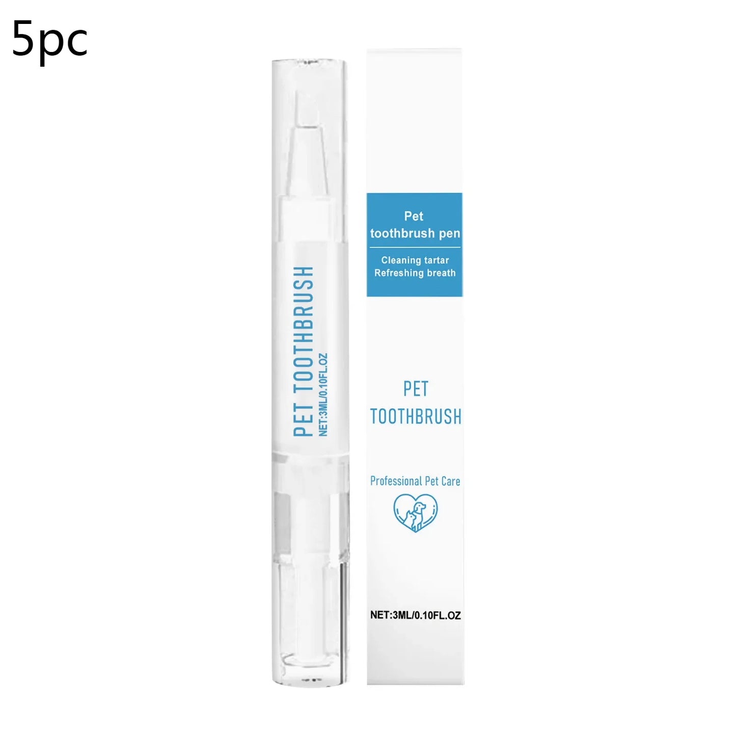 Pet Toothbrush Pen Teeth Cleaning for Dogs and Cats