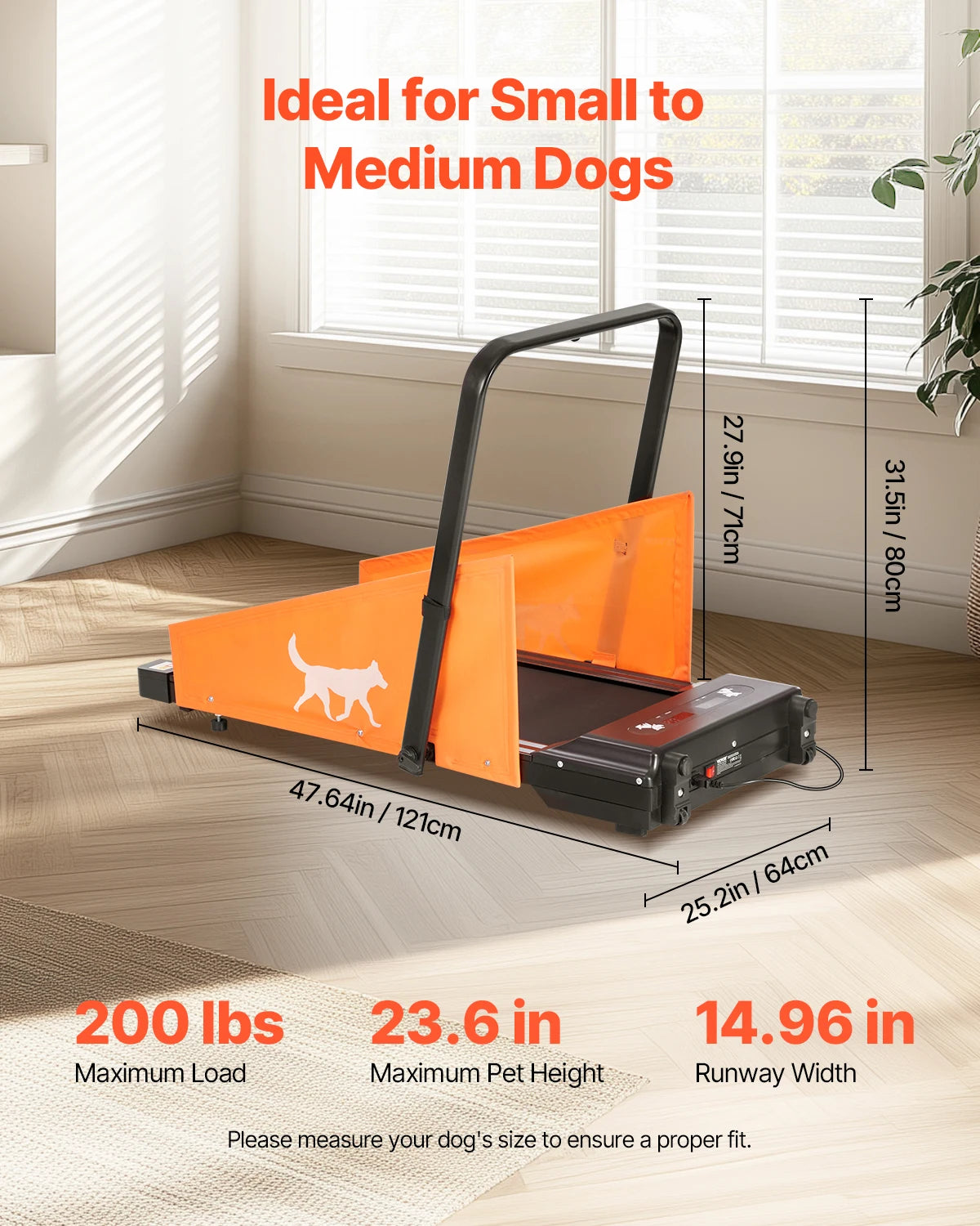 Dog Treadmill With LCD Display Foldable Exercise Machine