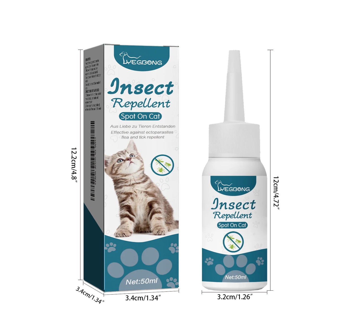 YEGBONG Pet Anti Flea Drops For Cats And Dogs Care