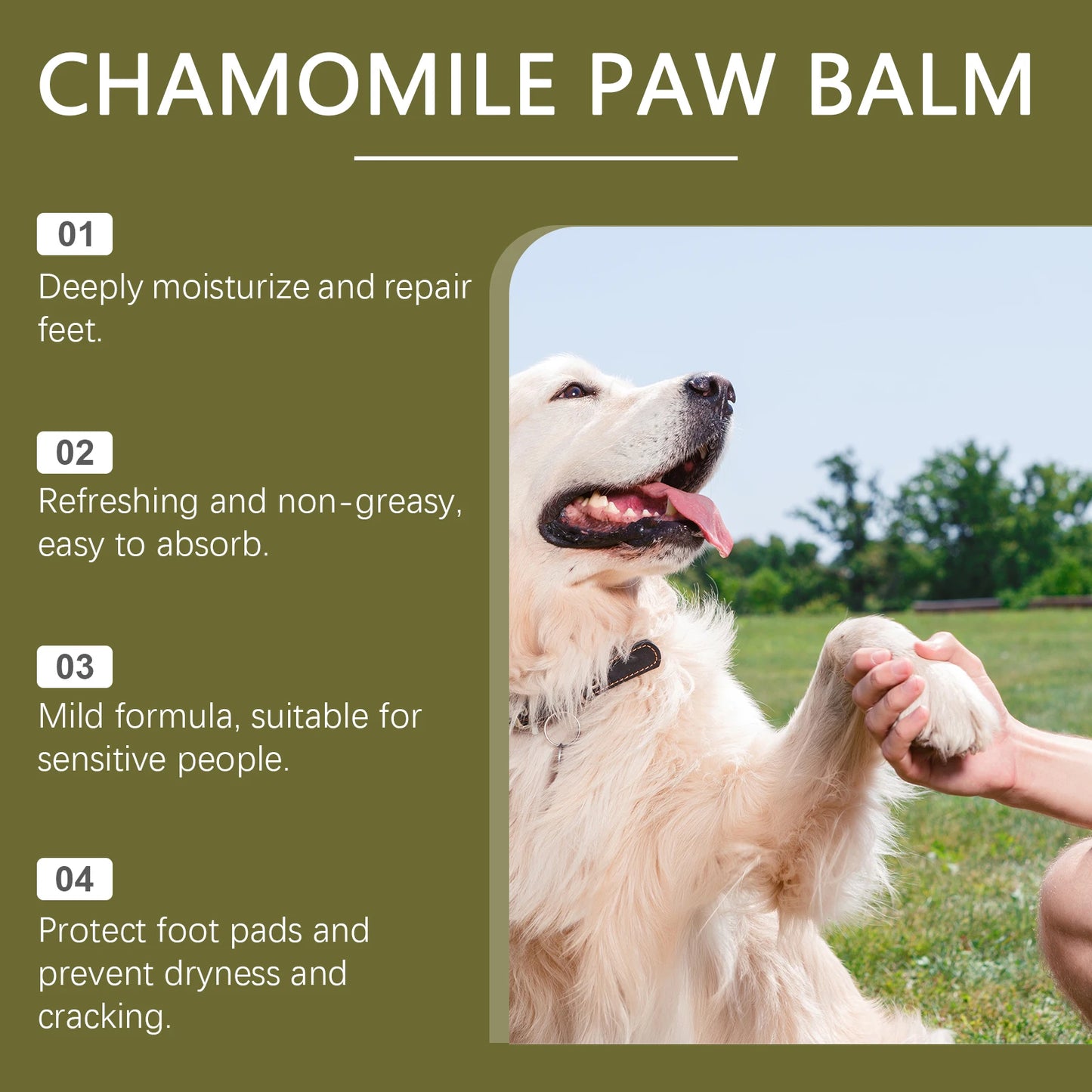 YEGBONG Pet Paw Care Balm Deep Nourishing Moisturizer Cracked Skin
