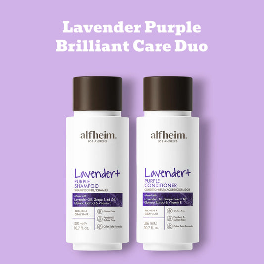 ALFHEIM Lavender Brass Busting Shampoo And Conditioner Set