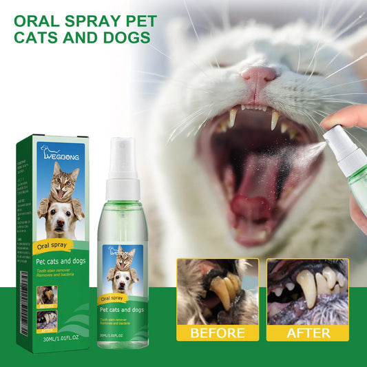 Yegbong Pet Dental Care Spray For Dogs And Cats Oral Hygiene