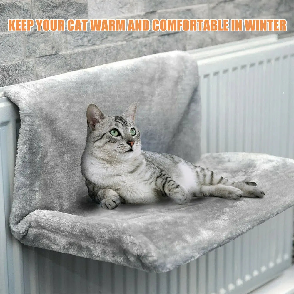 Removable Cat Hammock Bed With Metal Frame For Radiator