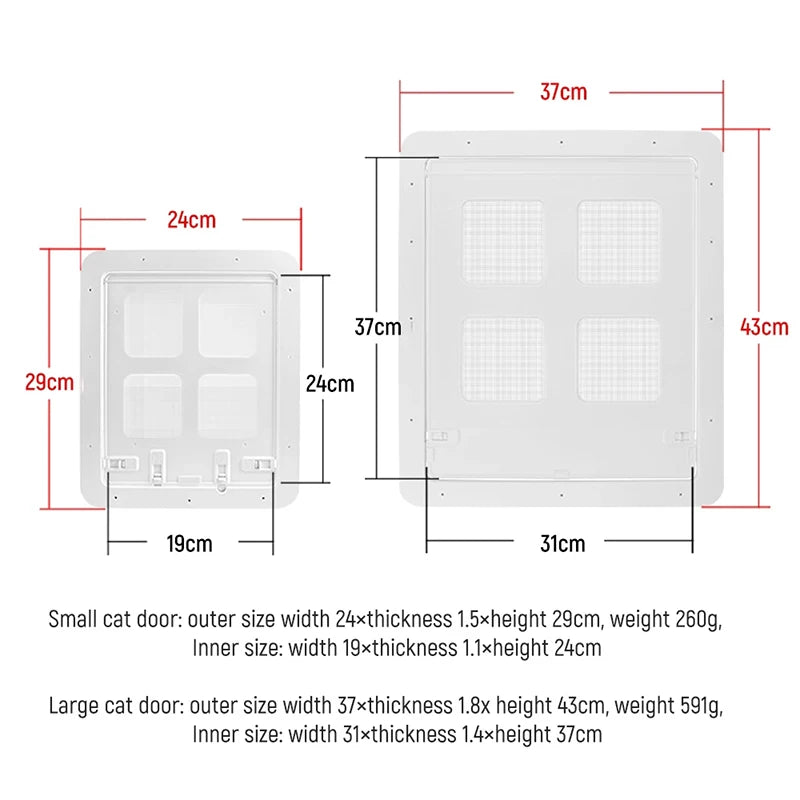 Otmagelu Magnetic Locking Pet Screen Door For Dogs And Cats