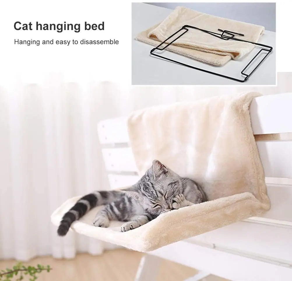Removable Cat Hammock Bed With Metal Frame For Radiator