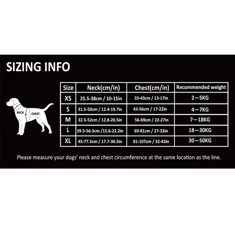 TRUELOVCN Reflective Nylon Dog Harness No Pull Adjustable