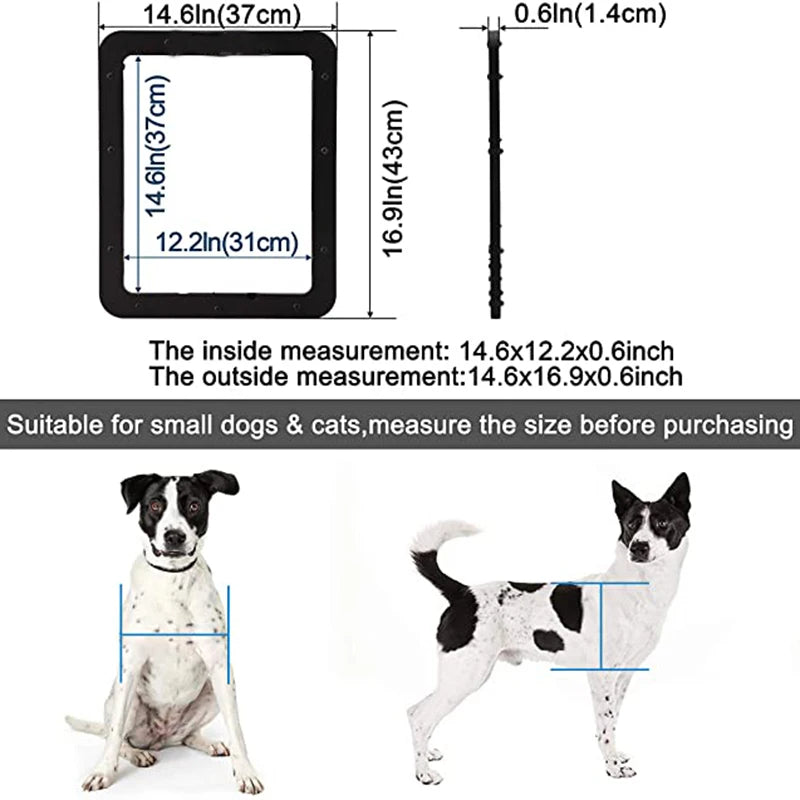 Otmagelu Magnetic Locking Pet Screen Door For Dogs And Cats