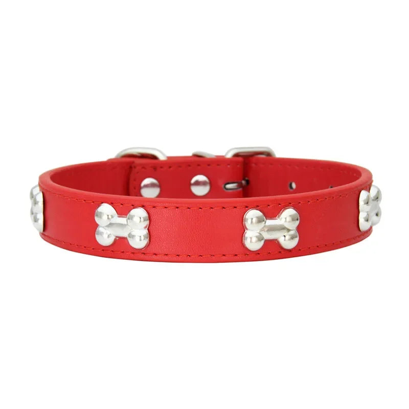 Leather Dog Collar Durable Breakaway Personalized For Pets