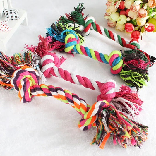 YTYIN Molar Bite-Resistant Cotton Rope Dog Toy for Small Dogs