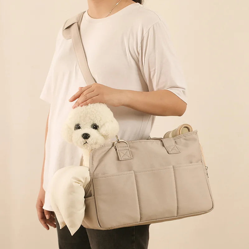 Fluffybaby Cat Carrier Breathable Side Backpack For Travel