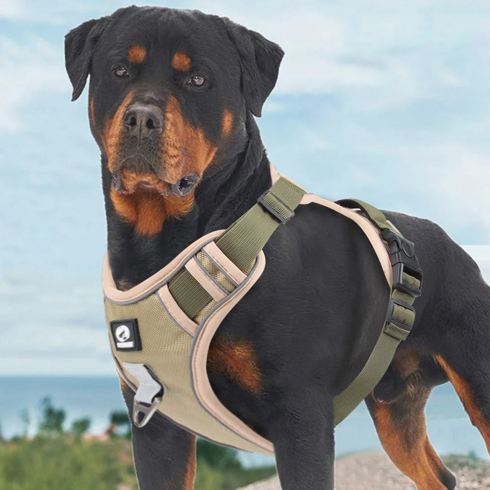 Guangdong Military Dog Breathable Harness Reflective Vest For Training