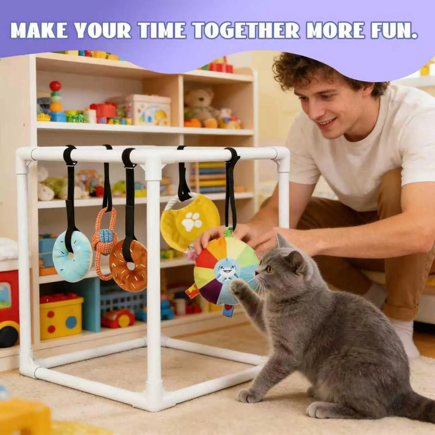 Dog Agility Indoor Playground With Interactive Toys For Small Dogs