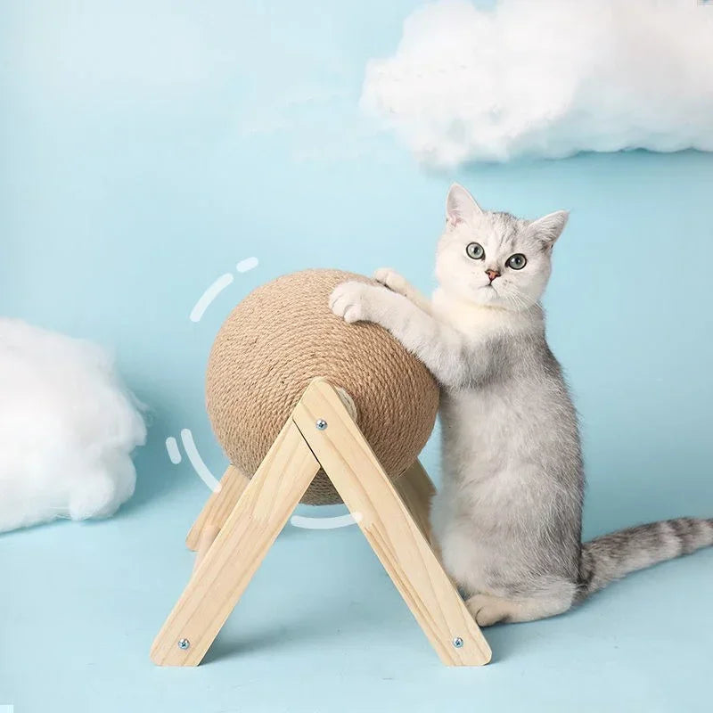 Cat Scratching Ball Toy Sisal Rope Ball for Cats