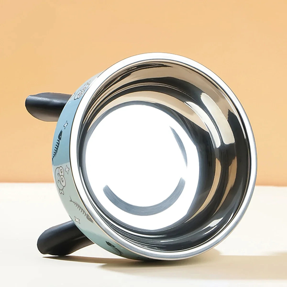 Stainless Steel Pet Bowl For Dogs And Cats Neck Protection