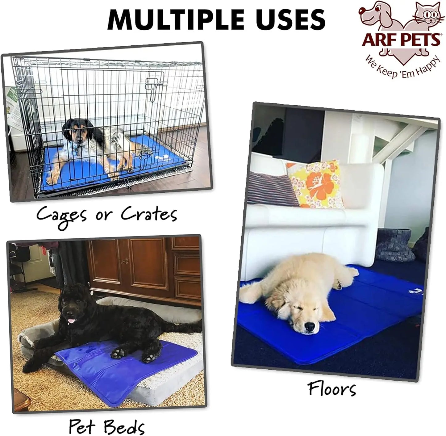 Self Cooling Pet Mat Gel Pad For Dogs No Electricity