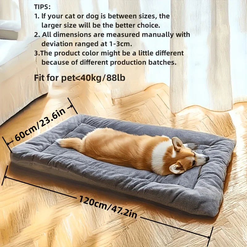 Plush Dog Bed Sofa Thick Washable Anti Slip
