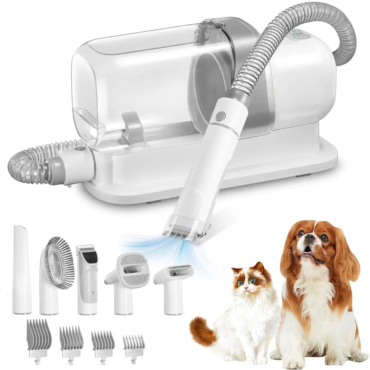ATUBAN Dog Grooming Vacuum Kit For Pet Hair Cleaning