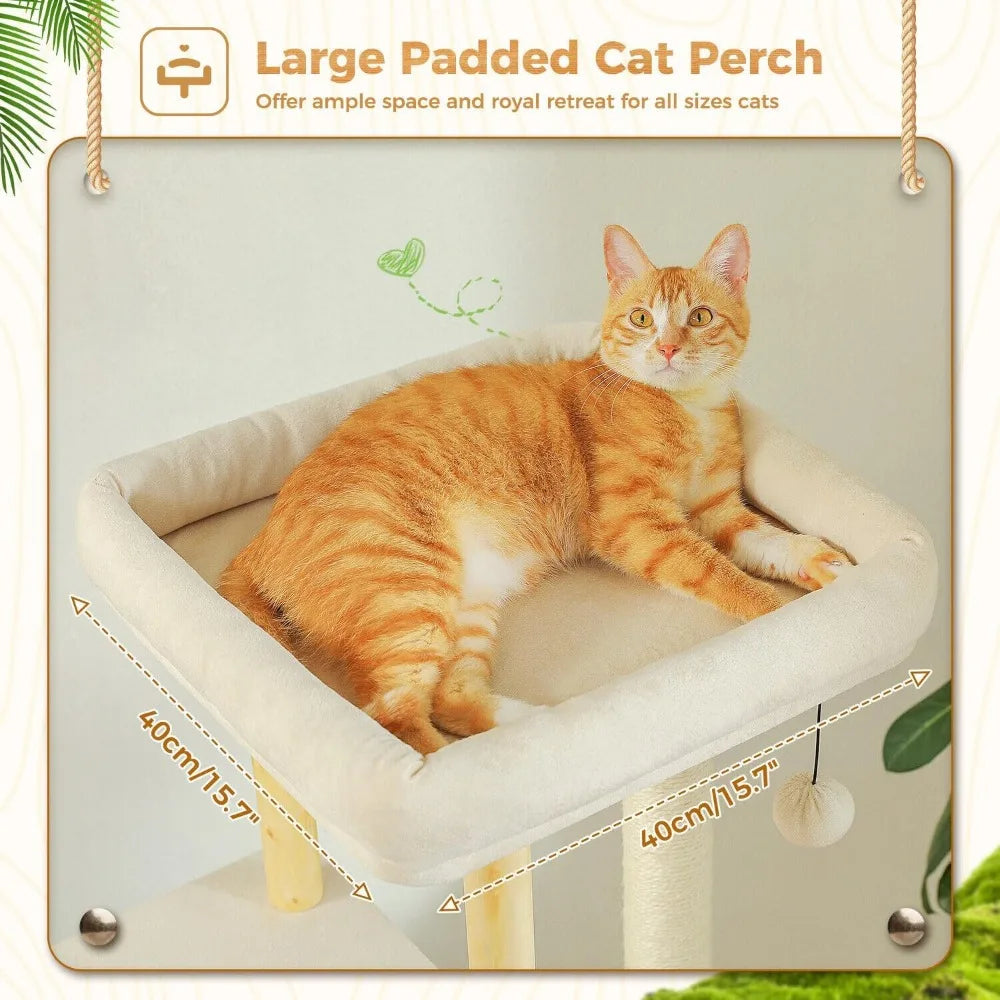 XUYUAN PAWZ Road Multi Level Cat Tree for Indoor Cats