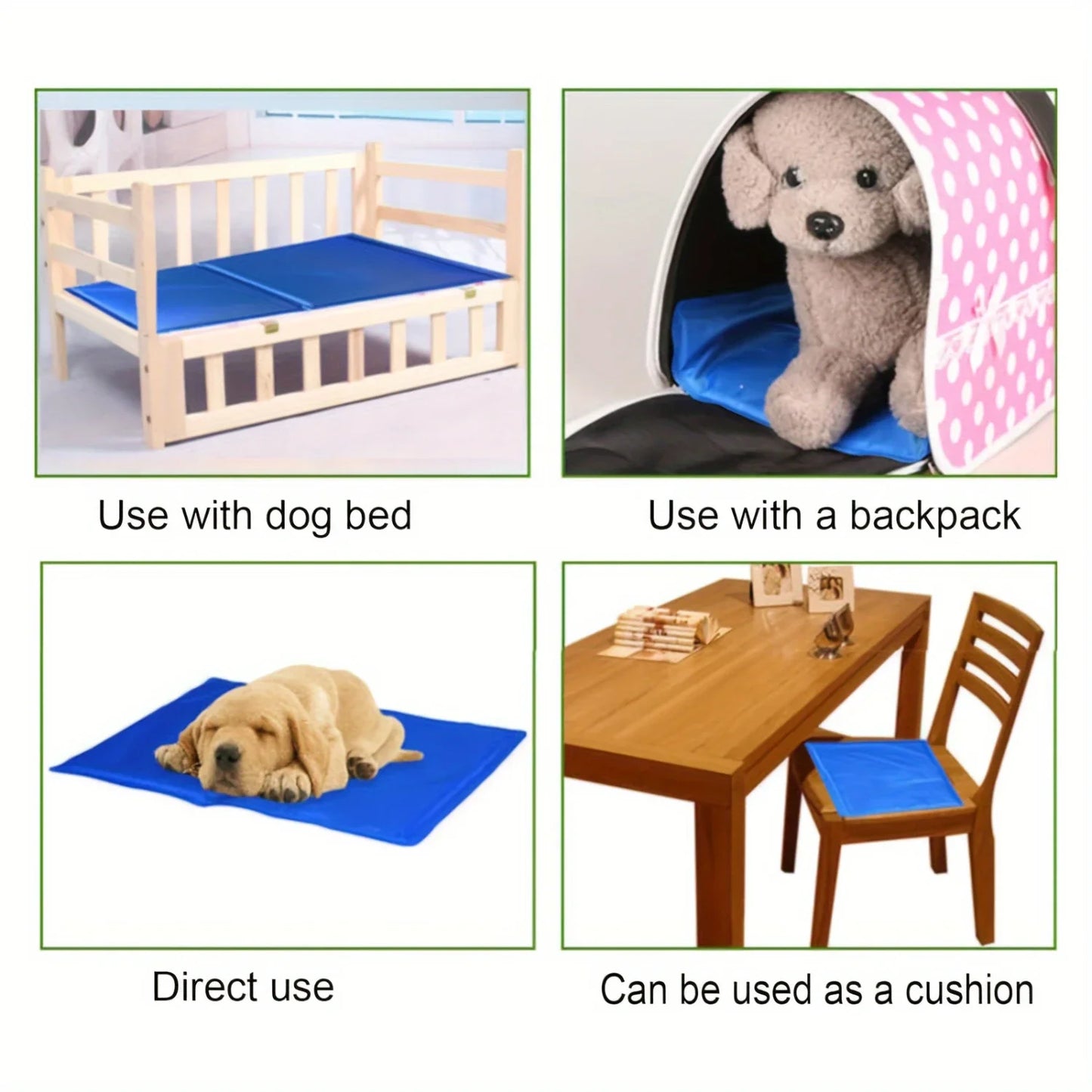 Hign-concerned Pet Cooling Pad Waterproof Ice Mat For Dogs