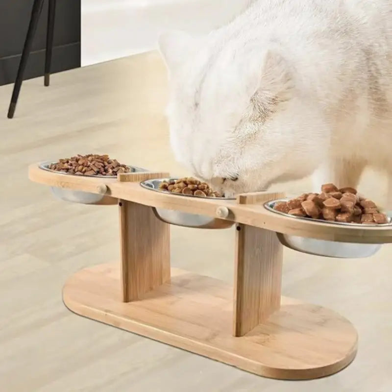 YOWEI Elevated Cat Bowls With Non Slip Base
