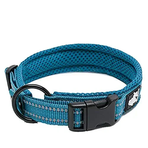 TRUELOVECN Truelove Nylon Adjustable Padded Reflective Dog Collar TLC5011